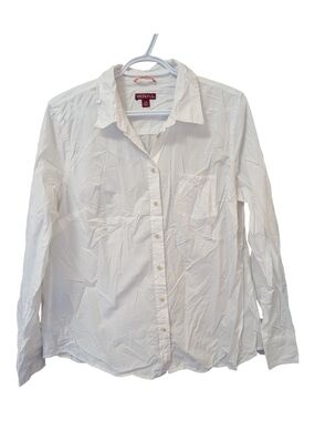 Merona Classic Button-Up Shirt in White